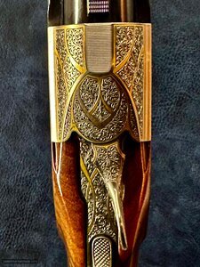 K80 PARCOUR GOLD AND SILVER SCROLL 12 GA