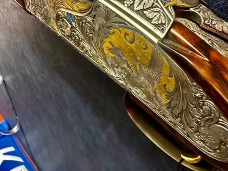 K-80 12GA SIDEPLATE 34" PARCOUR 15" LOP ENGRAVER: H FRUHAU - Image 4